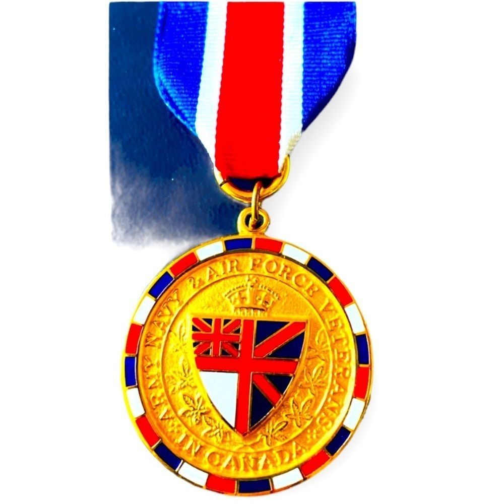 Vintage Army, Navy & Air Force Veterans in Canada Life Member medal